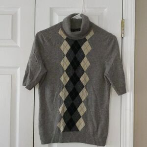 Vintage Marconi  gray 100% Cashmere turtleneck